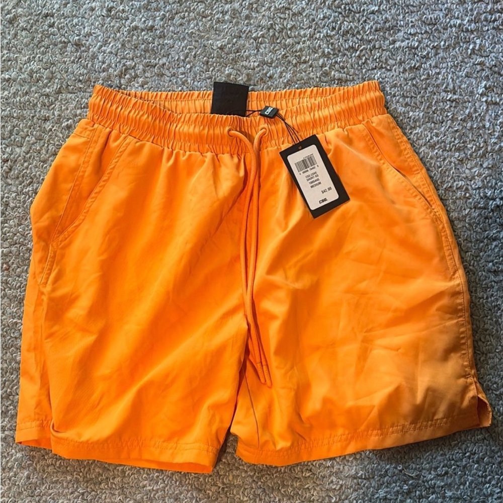 Bright Orange Swim Shorts